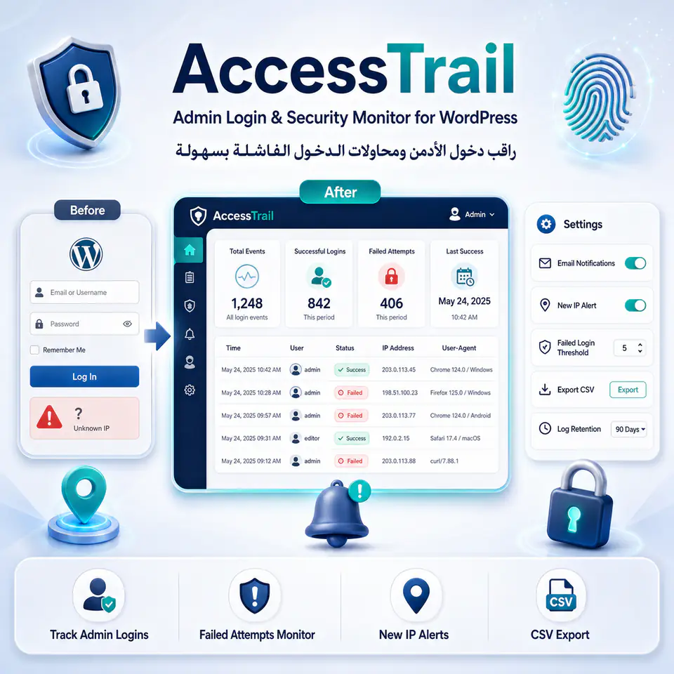 AccessTrail – Admin Login & Security Monitor