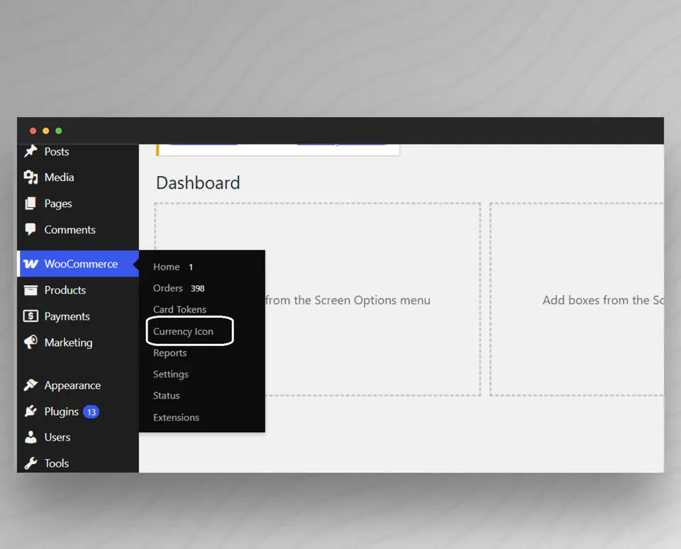 Custom Currency Icon for WooCommerce screenshot