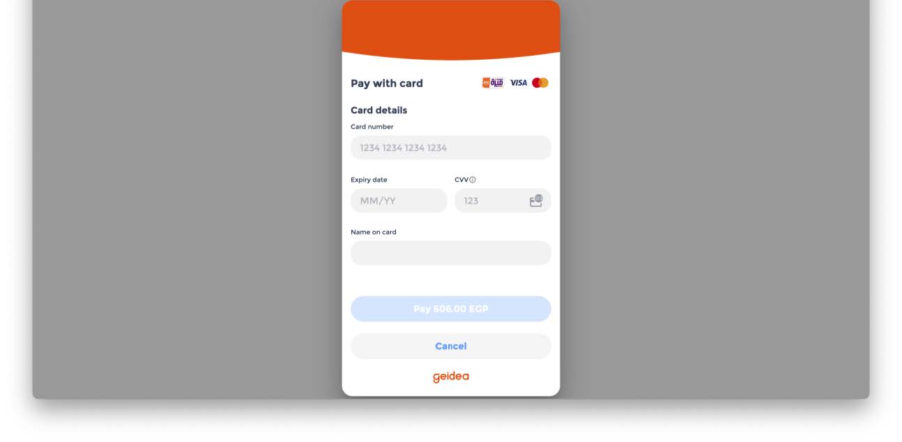 لقطة من إضافة إضافة Geidea Payment Gateway لحجوزات وردبريس المخصصة
