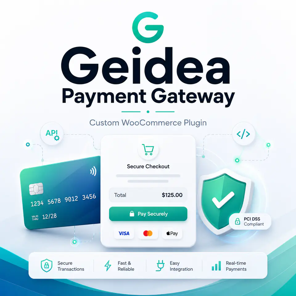 Geidea Payment Gateway for Custom WordPress Booking