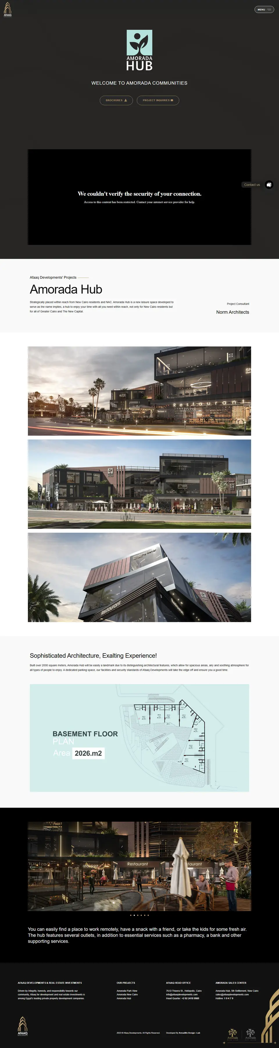 Afaaq Developments Real Estate Platform screenshot