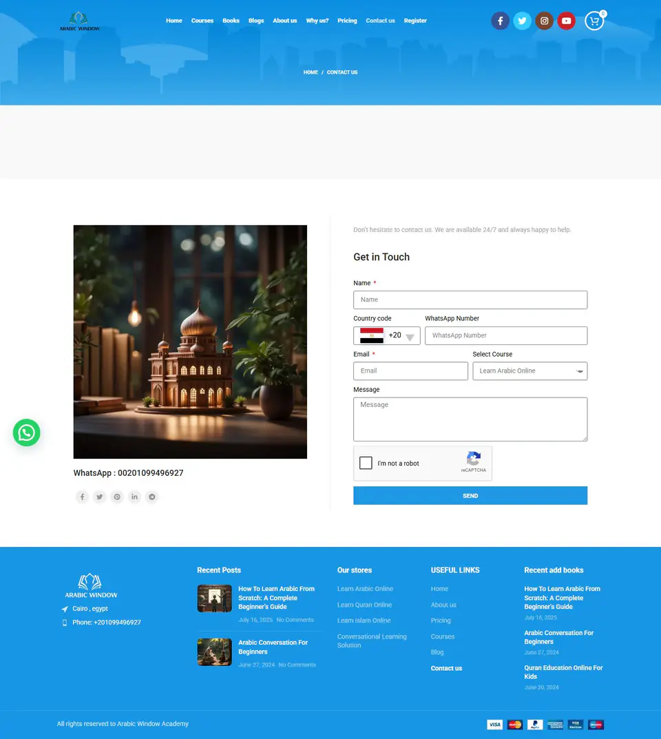 Contact & Enquiry Form