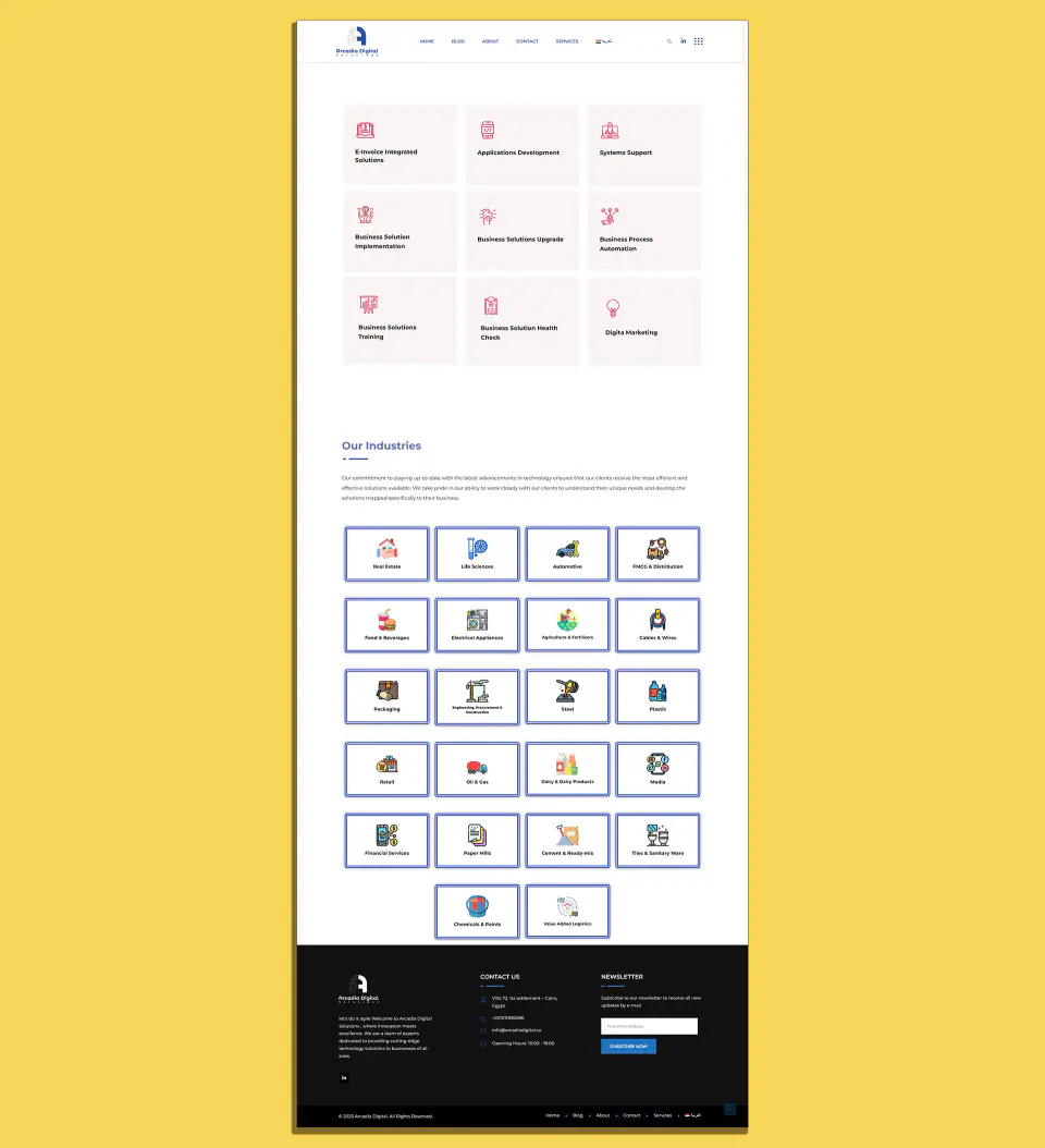 Services Page
