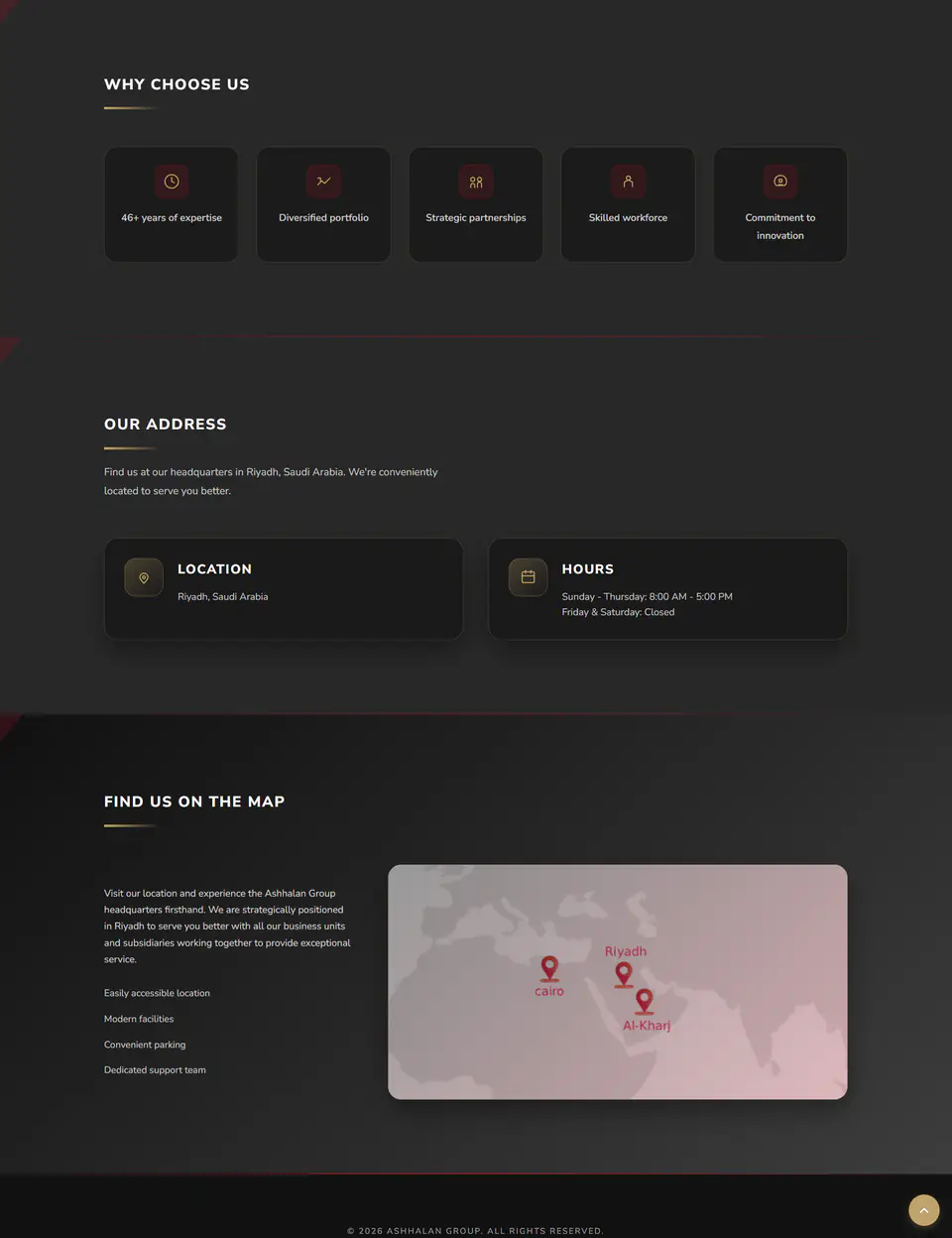 Ashhalan Group Corporate Brand Platform screenshot