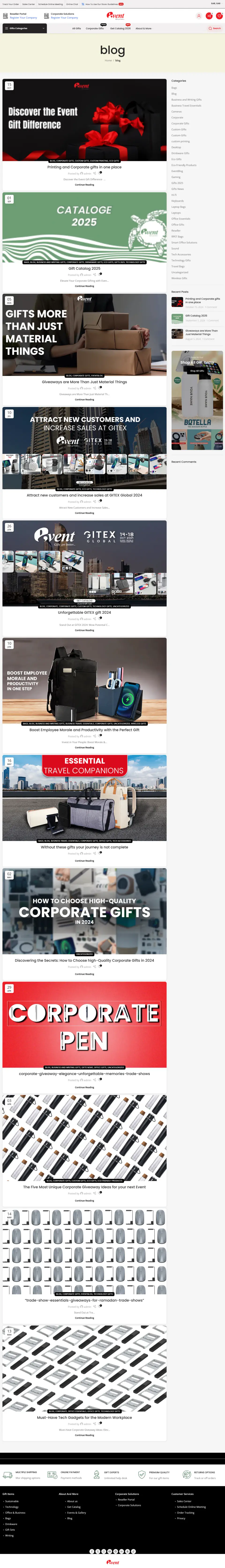 EventGift Saudi Arabia — Storefront Case Study screenshot