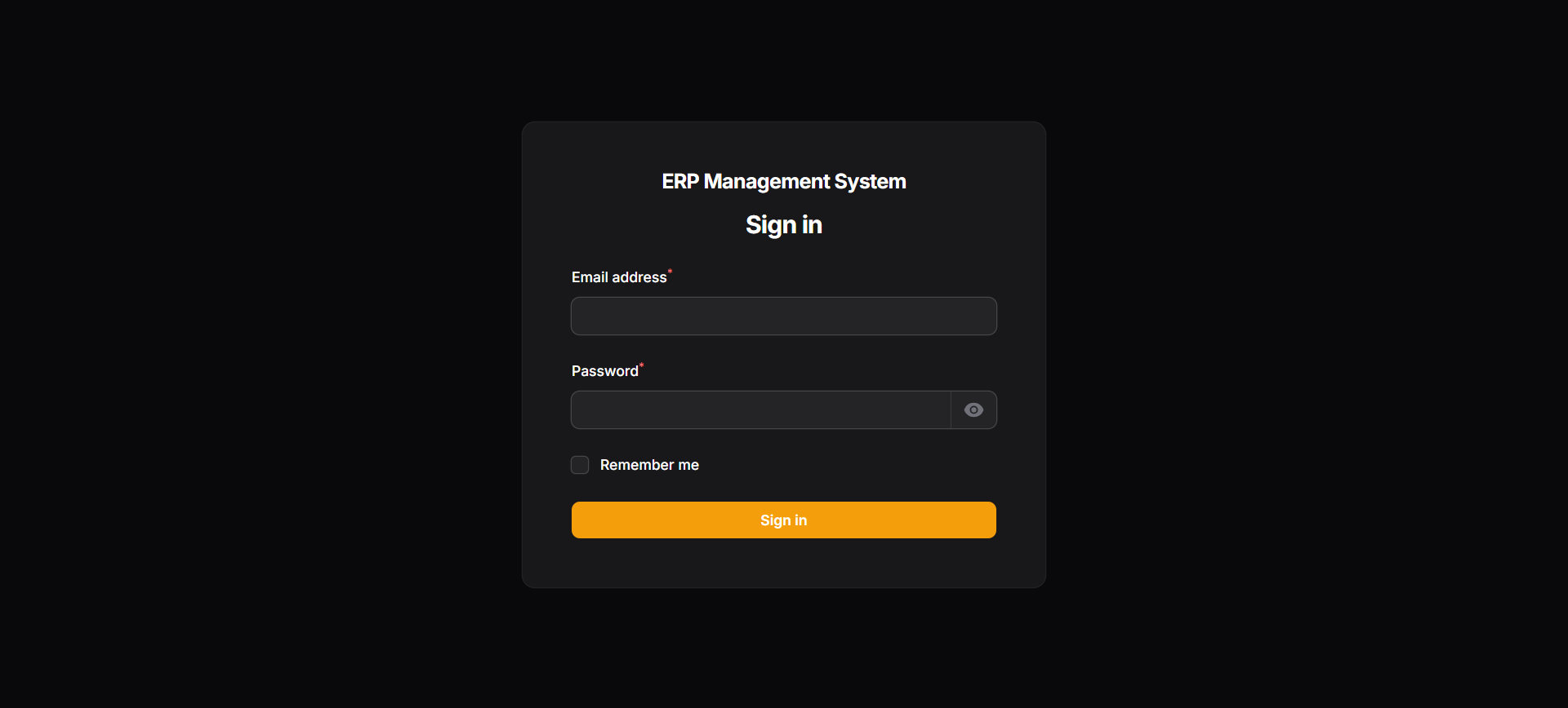 ERP Management System — Gold Mine Management in Saudi Arabia