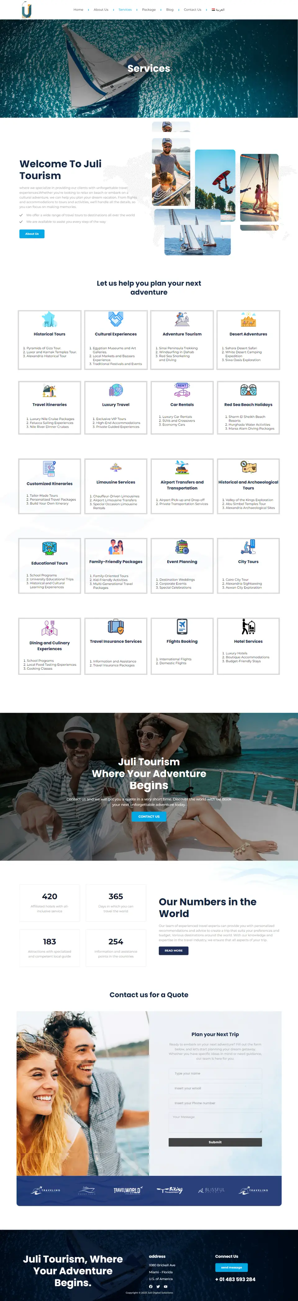 Services Page