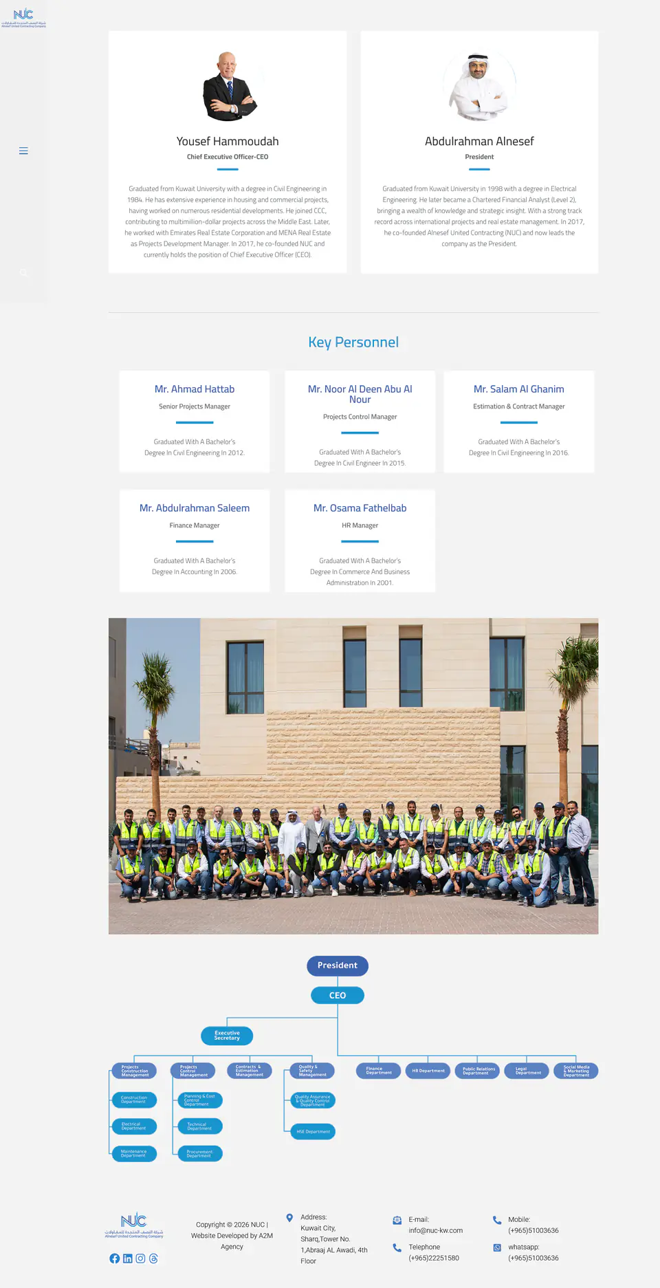 National United Co. Profile screenshot