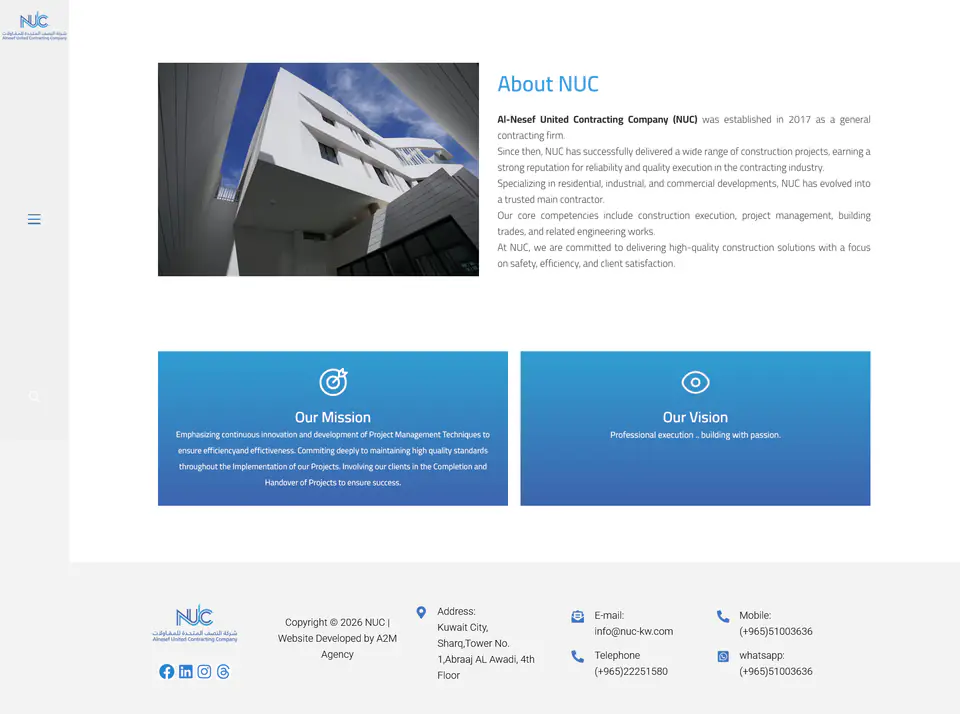 National United Co. Profile screenshot