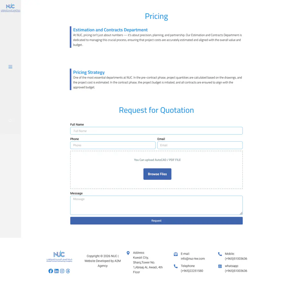 National United Co. Profile screenshot