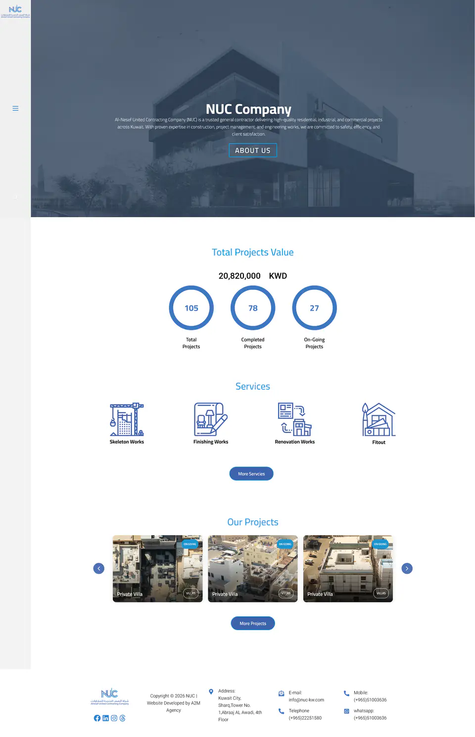 National United Co. Profile screenshot