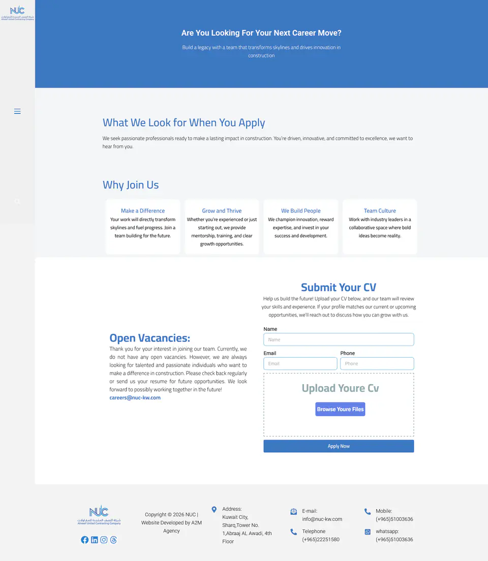 National United Co. Profile screenshot