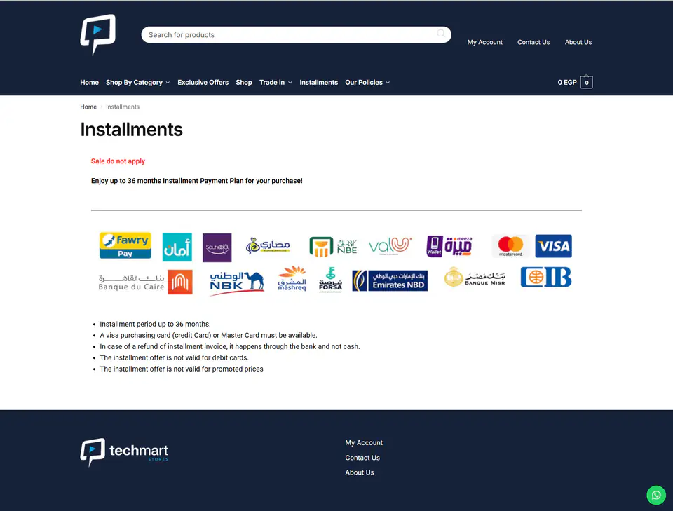 Techmart Apple Retail eCommerce Experience screenshot