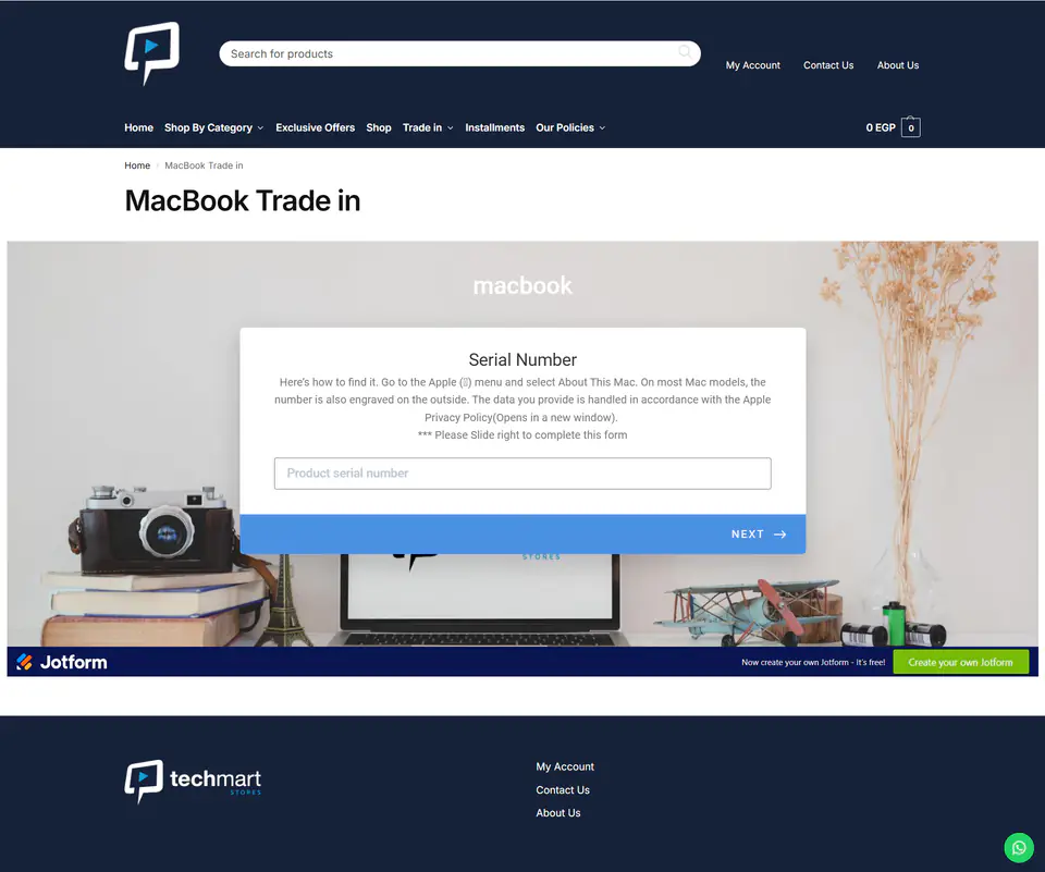 Techmart Apple Retail eCommerce Experience screenshot